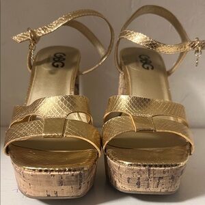Gold Platform Sandals